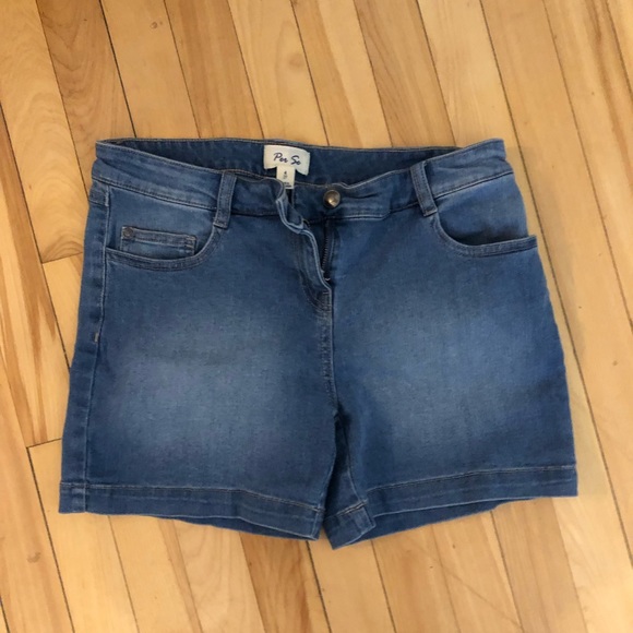 Stretchy jean shorts - Picture 1 of 1